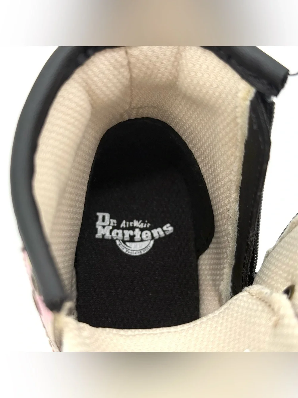 NWOT Dr. Martens Toddler 1460 Floral Mash Up Hydro Leather Lace-Up Boots US 8